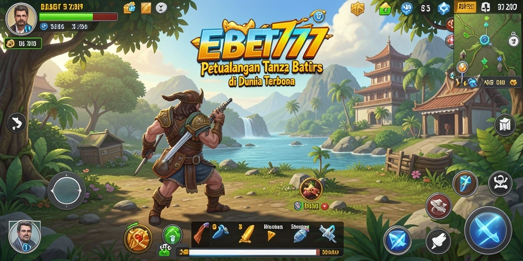 Tampilan gameplay EBET777 yang menakjubkan di dunia terbuka.
