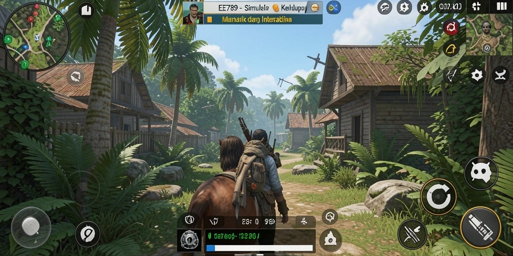 Tampilan gameplay interaktif dan menarik dari EE789.