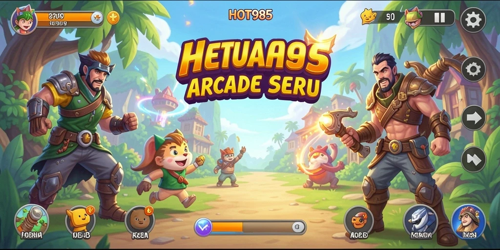 Tampilan gameplay HOT985 yang seru dan penuh aksi.