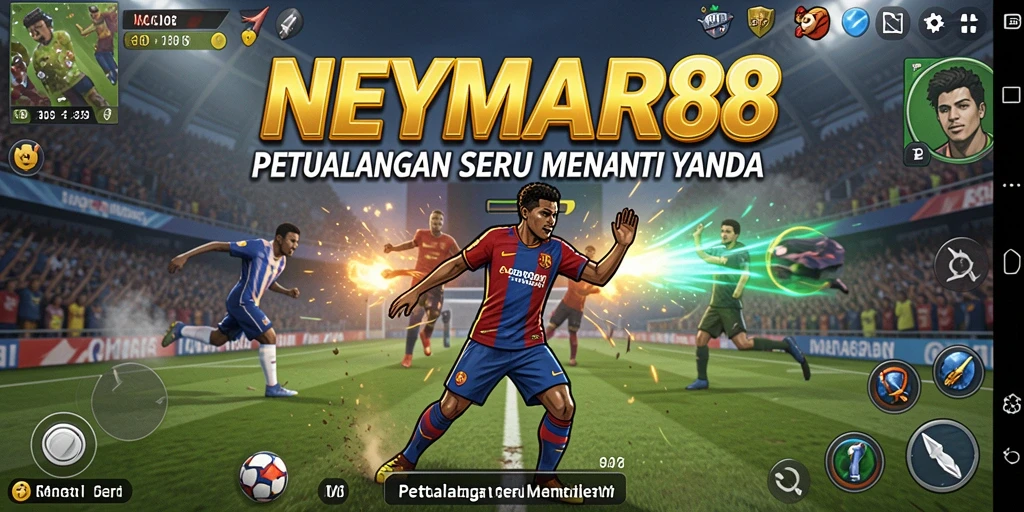 Tampilan gameplay seru petualangan NEYMAR88.